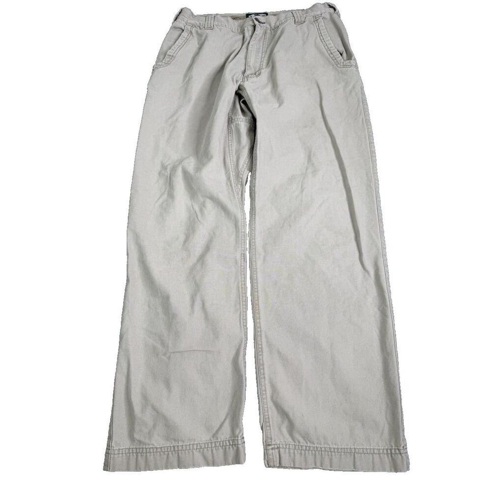 Arborwear Cargo Pants Men’s 34x32 Tan Khaki Roll‑Tab Hiking Workwear